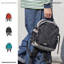 SUMAYZOY mini double shoulder bag leisure mini backpack ladies commute to work travel small school bag college students