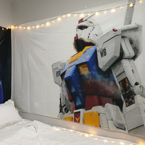 Japanese anime Mobile warrior Gundam SEED dormitory bedside background cloth wall decoration tapestry room layout cloth