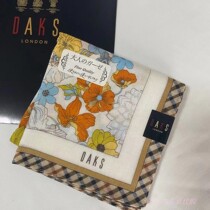 Japan system DAKS handkerchief handkerchief small square towels pure cotton art and environmental protection Mothers Day gift companion gift