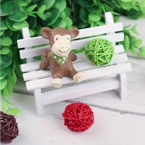 zakka mini wooden park chair online shop photography background Taobao photo shooting props ornaments