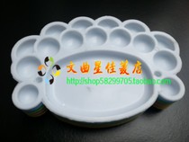 Paint special palette cute cartoon shape early childhood primary school children children painting hand painting paint paint plate