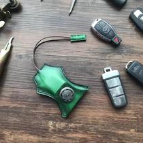 Retro Pure Handmade Cow Leather Key Bag Car Key Bag Male Car Remote Control Key Cover Woman Small Key Bag Lovers