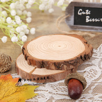 zakka Tian Yuan Pine Wood Chip Online Store Photo Shoot props Furnishing Ornament Tea Set Photography Background Auxiliary Props