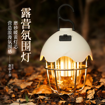 Outdoor camping lamp Camping lamp Lovely egg shaped ultra-long life hanging lamp tent lights retro horse lamp