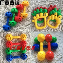 Kindergarten morning exercise equipment props children large sound dumbbell fitness gymnastics dance Bell plastic toy