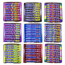 Mentos fruit crispy soft heart beads chewy inflatable sugar mints 37g30 extra strong mint flavor 1 box