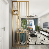 Simple modern metal screen Home shoe cabinet screen Living room decoration partition bathroom sink partition screen