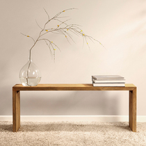 Nordic Solid Wood Long Stools Office Table And Chairs American Solid Wood Strip Bench Swap Shoes Bench Casual Chair Rest Bench