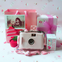 Non-polaroid retro camera Send film point-and-shoot camera Waterproof camera Film creative gift ins camera