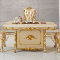European tea table balcony tea table and chair combination Home Office tea table tea set automatic boiling water solid wood tea table
