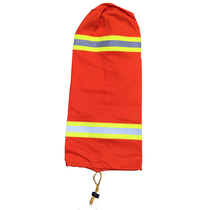 Positive pressure air respirator air bottle cover orange flame retardant cloth 6 8 liters 9L protective cover printable reflective strip