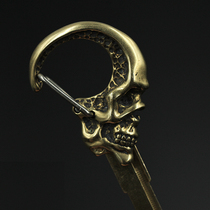 MIX handmade dark skull motorcycle key modified motorcycle key head Indian Harley fuel tank key embryo
