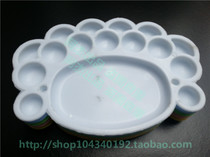 Cute cartoon shape children paint special palette for primary school students painting color hand-painted paint plate