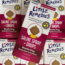 US imports Little Remedies Nose baby drop nasal fluid Nasal Stuffed Kid Spray through nose