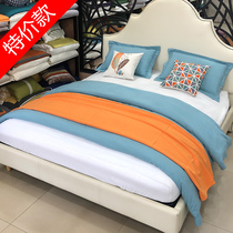 Modern European and American luxury bedding with 78946 sets of pure cotton bedding sample room exhibition room