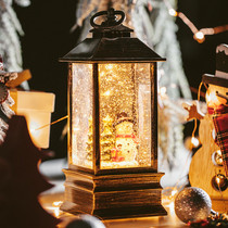 Christmas snowman wind lamp ornaments crystal ball Christmas music box girl girl Music Box childrens birthday gift