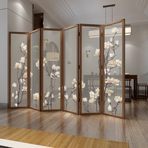 Chinese style entrance door partition cabinet screen partition into the home barrier living room home new Chinese style solid wood simple modern