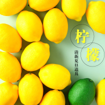 Simulation Fruits Lemon Gourmet Food Pendulum Food Photo Props ins Photography shoots Lemon Slice Props Pendulum