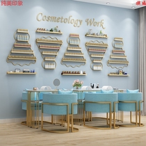 Products Nail shop display rack Display cabinet display rack Cosmetics shelf Cabinet display Beauty salon small goods