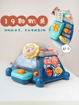 Five-star baby fun hexahedral multifunctional music story early education Wisdom Cube hand-clapping drum baby toy