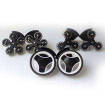 Bag la gan jia of wheel accessories may climb three rounds mute wheel removable girls boys wear-resistant