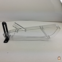 Table saw dust collection protective cover dust cover woodworking push saw electric circular saw protective shell safe and transparent vacuum cleaner