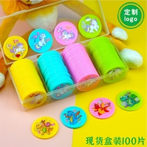 Points Reward Coin Plastic Token Training Course Childrens Teaching Coin Kindergarten Primary School Student Exchange Points Card Customization