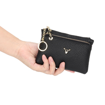 Head Layer Bull Leather Mini 100 Lap Zero Wallet 2022 New Key Bag Fashion Little Deer Head Zipper Coin Bag