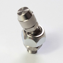 Stainless steel high-pressure universal atomizing nozzle adjustable atomization taper adjustable angle water mist nozzle cooling and dust removal
