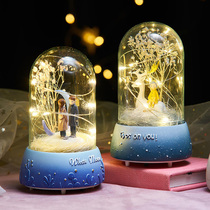 Creative fairy tale music box decoration Girl heart Childrens room Bedroom bedside decoration Birthday gift to send girls best friend