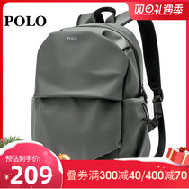 Polo shoulder bag men 2021 new college students school bag fashion fashion fashion fashion fashion fashion brand men backpack street large capacity