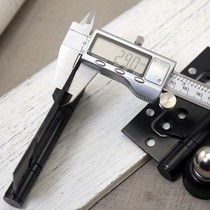 Thickened bright black hinge door suction set matte black slot-free slotted mother bearing hinge mute door hinge