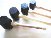 Special rubber new hammer leather hammer hammer rubber hammer black with handle 0 5-2 5p specifications complete