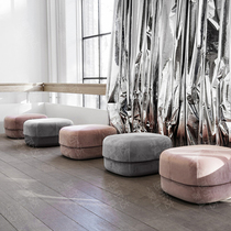 Creative stool makeup stool fashion simple shoe change stool coffee table low stool stool sitting stool living room round sofa stool