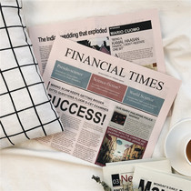 ins pink newspaper foreign language newspaper wind retro to make old English newspaper photoshoot props foreign newspaper shoot paper