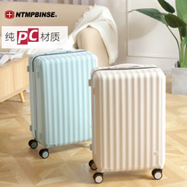 Swiss Army Knife Bright Fashion Suitcase Lightweight Pure PC Suitcase Universal Wheel 20 Inch Student Trolley Case Male