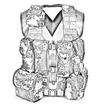 Outdoor tactical vest 0=6 = single combat carrying = row = back = with department = tactical vest vest vest battle
