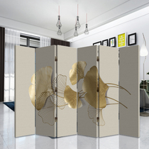 Screen partition Living room folding mobile bedroom occlusion Home office Modern minimalist wall Nordic light luxury simple