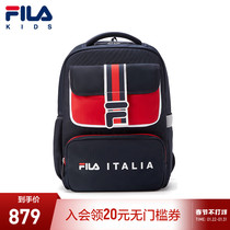 FILA KIDS FILA Kids Backpack 2022 Spring New High Capacity Senior Schoolbag for Boys and Girls