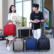New 14-inch portable trolley bag small travel trolley case womens net red luggage male spring and autumn air boarding case