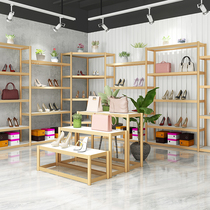 Shoe display rack Bag display rack Floor-to-ceiling shoe cabinet Aluminum alloy shoe rack Multi-layer shoe bag rack Creative window shoe store shelf