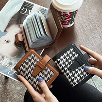 Drivers license card bag Female exploits small and refined high-end multi-position large capacity anti-degaussing 2021 new ins wind