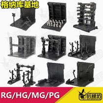 Gundam model Gunku series machine nest scene dedicated base background board RG HG MG PG applicable