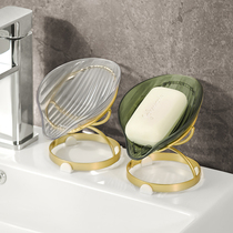 Light luxury soap box drain toilet wash table rack home high-end fashion personality creative soap box