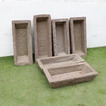 Old shicaozi pig trough dog basin raising manger water lily tank and flower pot courtyard balcony fish pond fish tank turtle basin