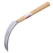 Export version of stainless steel serrated sickle farm tool harvesting of small grass sickle cutting grass handle tooth sickle