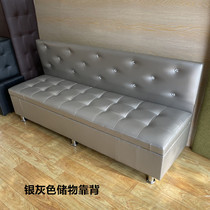 Custom belt rear backrest changing shoes stool small storage sofa chair subbarber hair shop waiting for long rest chair holder