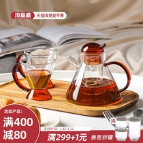 Kajima House Nordic style teapot high temperature resistant glass tea set set household black tea maker boiled fruit teapot