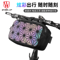 wheel up bike bag road car front bag triangle bag multifunction back bag upper tube bag riding and containing bike