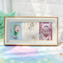 Baby fetal souvenir diy homemade baby fetal hair deciduous teeth umbilical cord photo frame set-up birthday birthday New Year